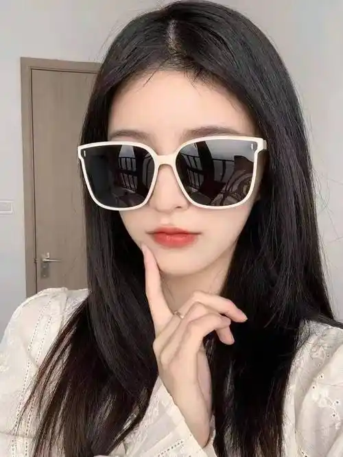 2021年新款gm眼镜复古大框遮脸墨镜女街拍网红方形太阳镜防晒时髦