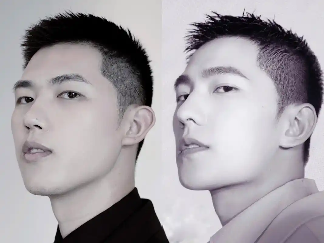 男士发型参考|普通人尝试杨洋同款短发 夏天到了,有时候犯懒,就不想