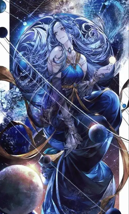 精致奢华人物插画,画风唯美大气,非常悦目