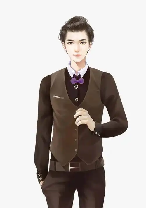 西服,职业,插画,卡通,手绘,西装,男人如何画帅气的