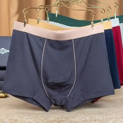 雷帝高高男士内裤男纯棉裆四角裤衩透气全棉无痕平角裤头宽松大码 29