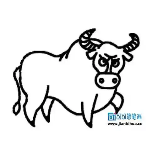 简笔画动物牛画法兔蛇
