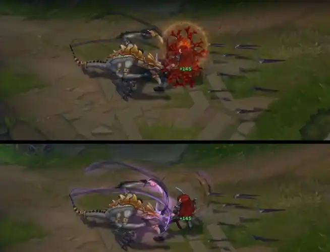 lol科加斯皮肤特效优化,感觉没有之前好看了