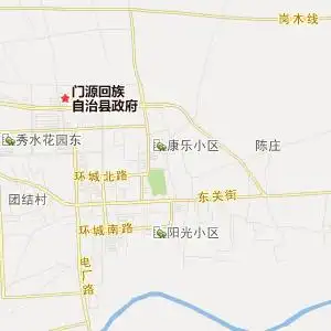 海北藏族自治州门源回族自治县地图