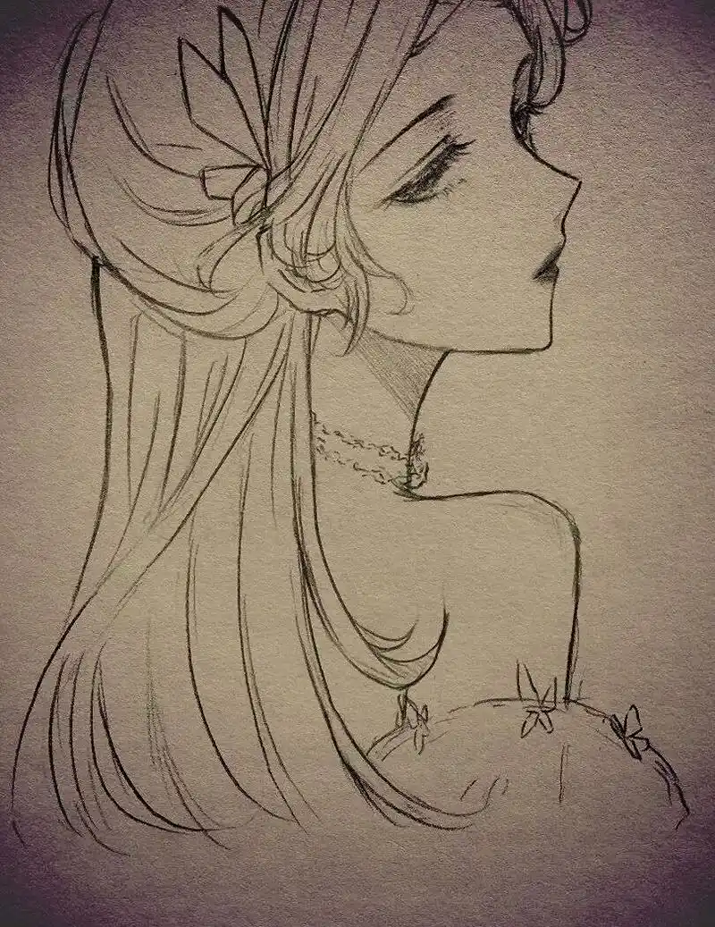 9015首先,画出流畅的脸部轮廓,再勾勒出眼睛,鼻子和嘴巴的大致