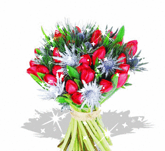 送上一束鲜花,祝您中秋节快乐!