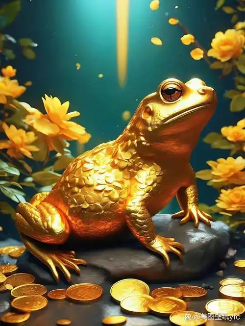 漂亮的金蟾壁纸