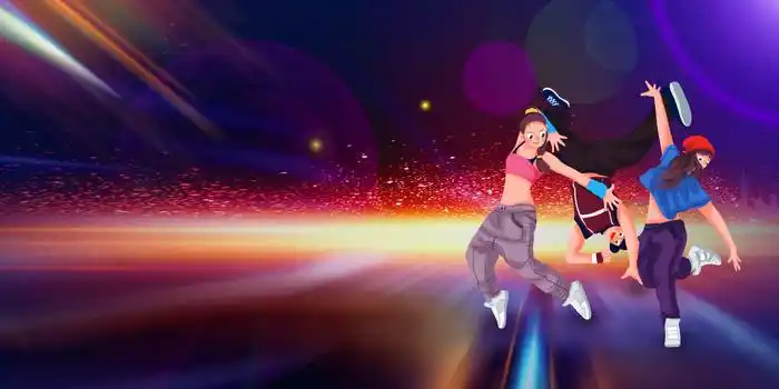 酷炫创意舞蹈背景