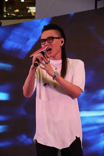 活动现场张玮,黄雅莉和fresh极客少年团用"青春无乐不zuo"的精彩拉票