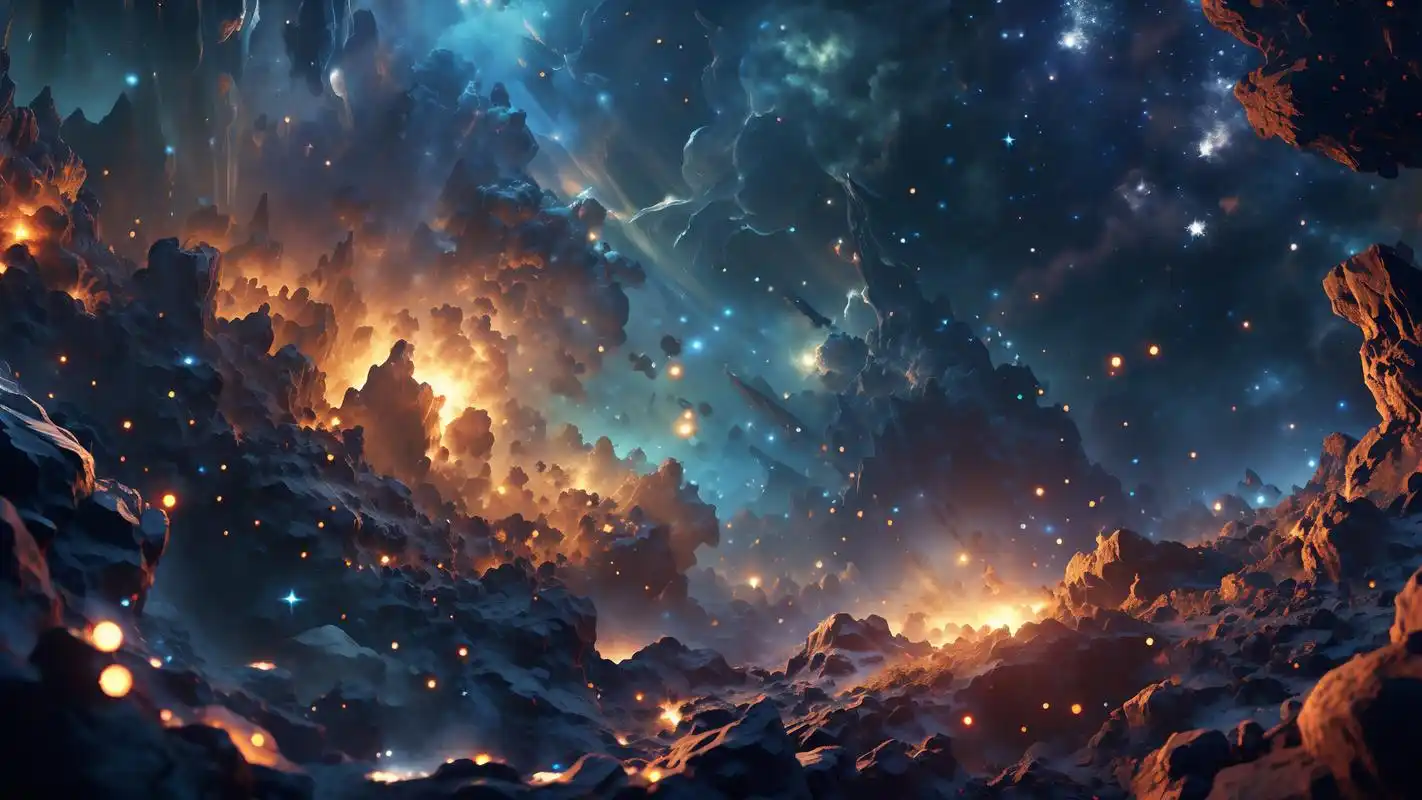 今天给大家带来一组绝美的蓝色星空壁纸90,让你的手机或电脑桌面