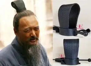 男古装头饰春秋战国发冠孔子常服便服束发冠表演汉服头冠发饰06素