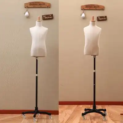 模特道具女半身人体衣架复古人台模特架人体模特展示架服装店衣架