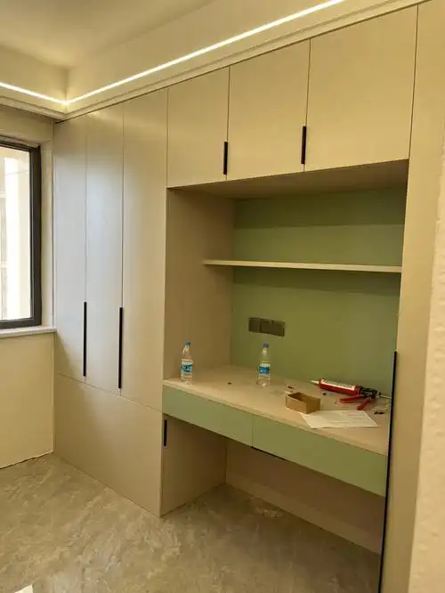 现代轻奢装修  #轻奢极简  #定制衣柜  #柜子设计颜色搭配 #一门刀ゥ