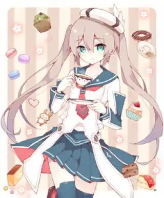 动漫图片女生可爱呆萌