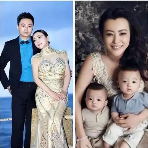 郝蕾带儿子别墅院子里面种菜,12岁儿子正面曝光!小男孩长胡须了