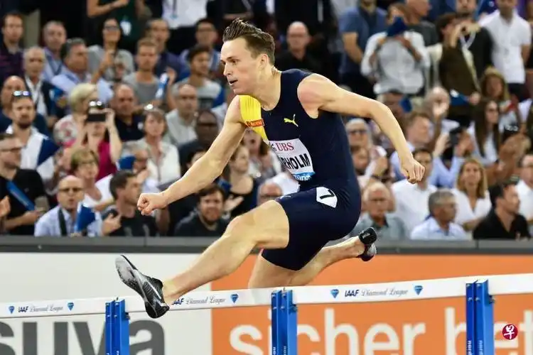 瓦霍尔姆是目前男子400米栏的欧洲纪录保持者.(法新社)