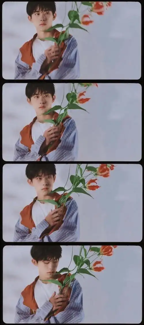 易烊千玺长图拼接壁纸快来接收易烊千玺的拼接壁纸吧