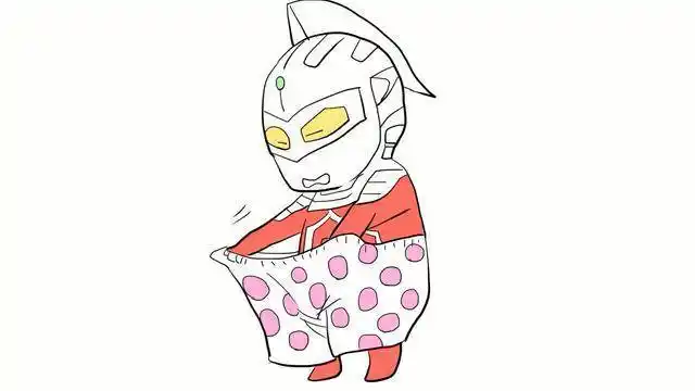 2022最新赛文奥特曼简笔画帅气的赛文奥特曼儿童亲子简笔画