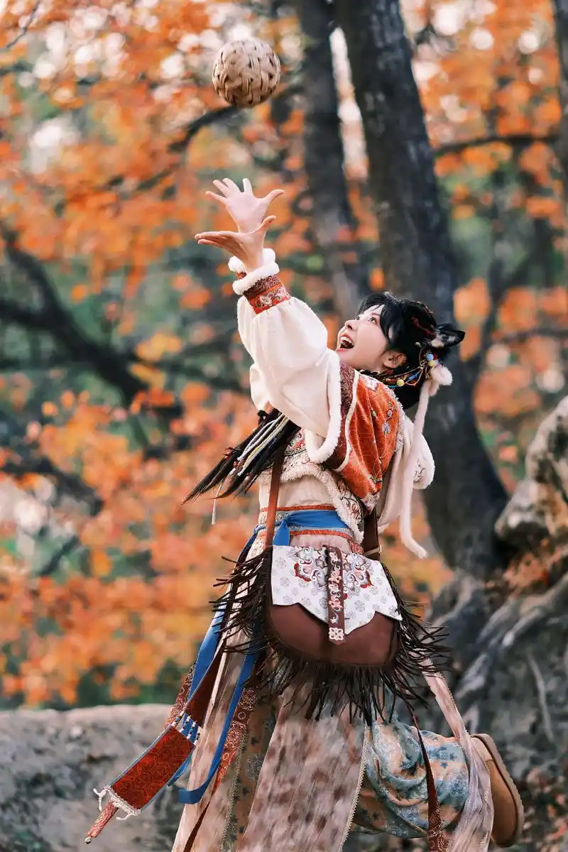 赖美云古风写真:奶里奶气的小狼仔 #赖美云