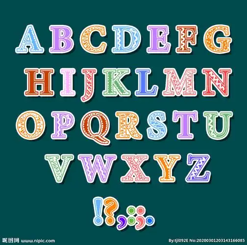 26款 可爱字母和 6款符号