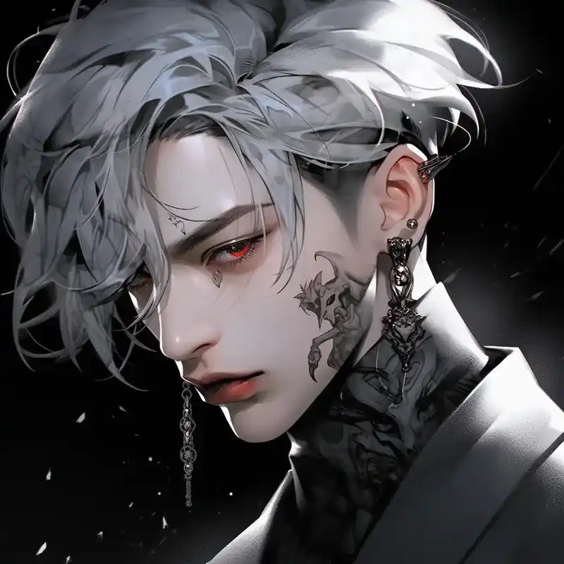 邪魅系男主#禁欲系 #优质头像 #二次元原创 #氛围感 - 抖音