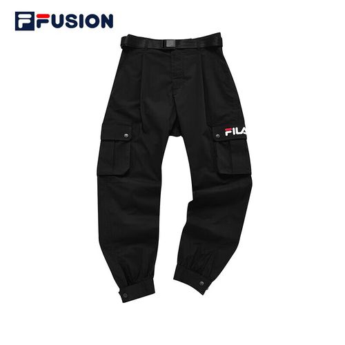 fila fusion斐乐潮牌女装官方潮牌女裤梭织长裤卫裤工装裤