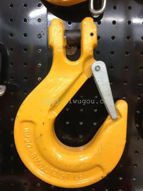 塔吊吊钩保险装置图片 保险吊钩