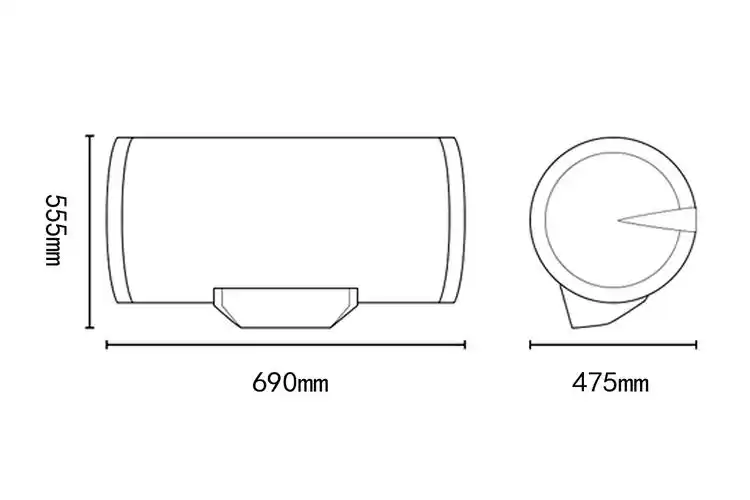 瞬热大水量电热水器