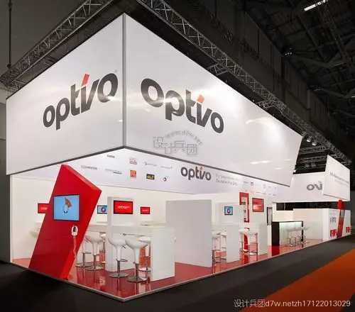 40个白色半透明材质创意展台