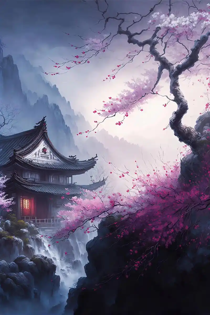 世外仙境水连天,桃源美景醉人间.#古风 #抖音图文来了 #国 - 抖音