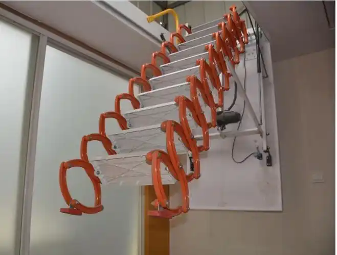 家用升降电动阁楼伸缩楼梯电梯