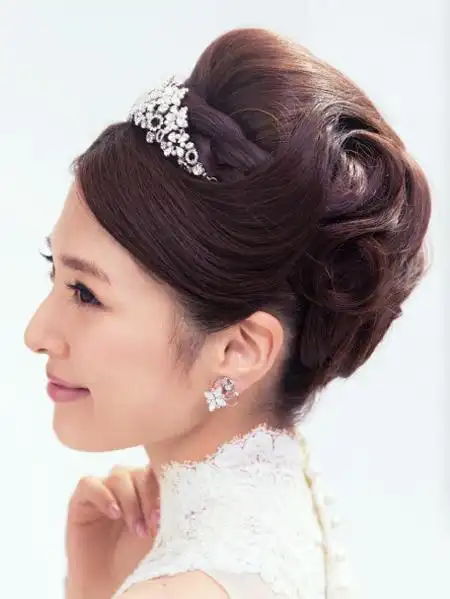 春夏新娘盘发发型 360度无死角