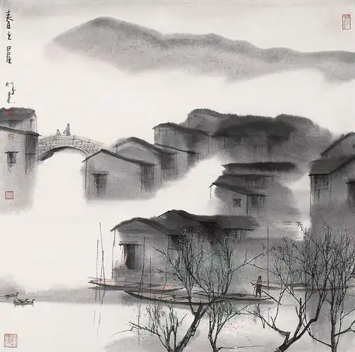 [原创] 诗情画意看交通1名家笔下小桥流水(50p) - 路人@行者 - 路人