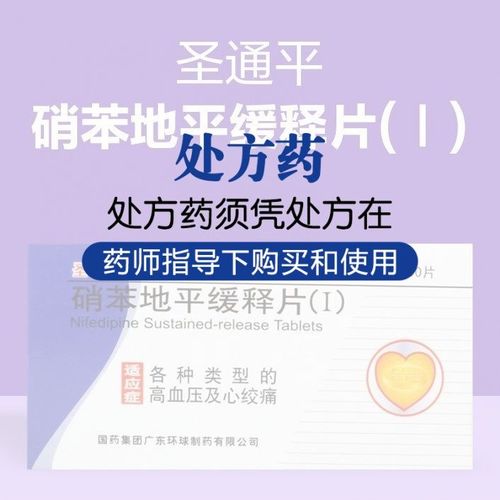圣通平 硝苯地平缓释片(i) 10mg*90片/盒 rx