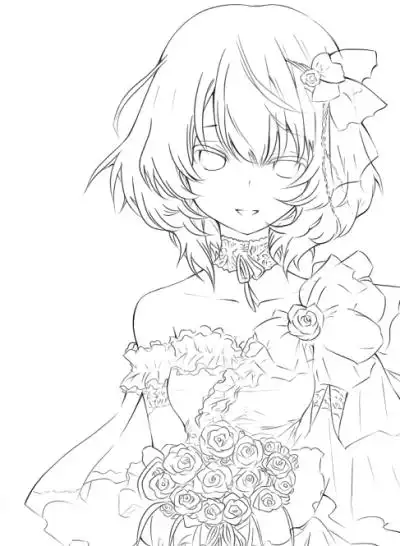 图片评论 0条  收集   点赞  评论  人物线稿黑白动漫素材手绘 0 3 我