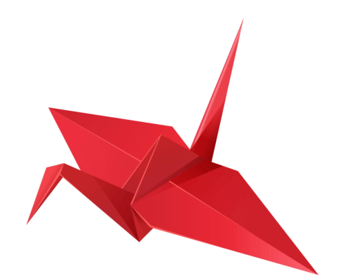 千纸鹤折纸图案