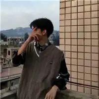 男生侧面头像帅气图片