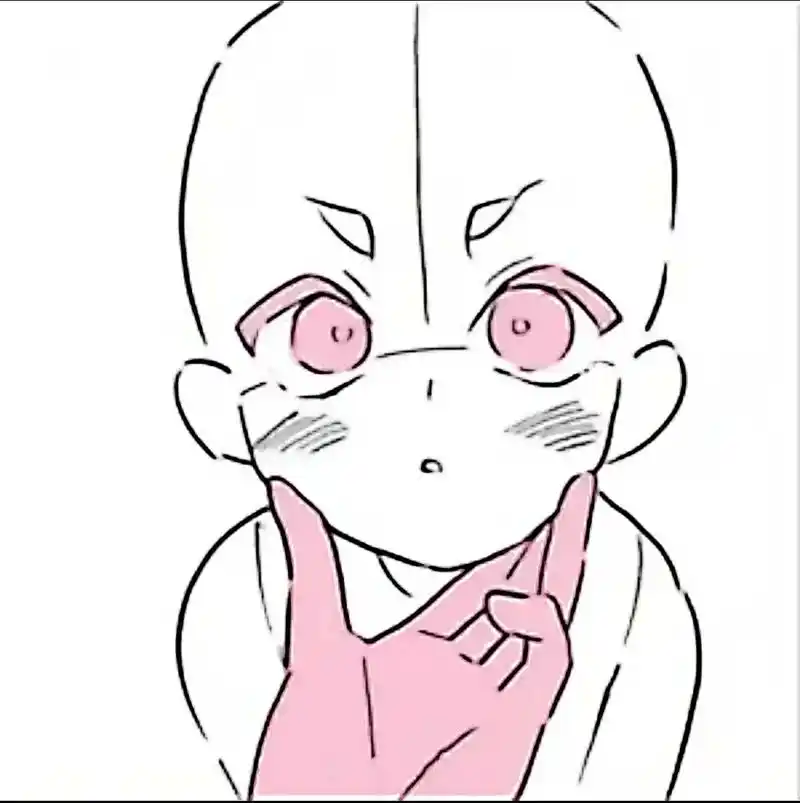 拿捏它!9790喜欢的吱一声抱走吧~单人q版互动线稿模板 # - 抖音