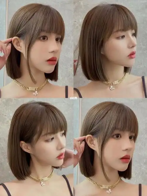 女生一定要尝试的一刀切短发