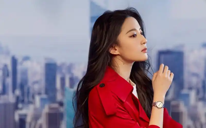 刘亦菲木兰红摩登高清桌面壁纸