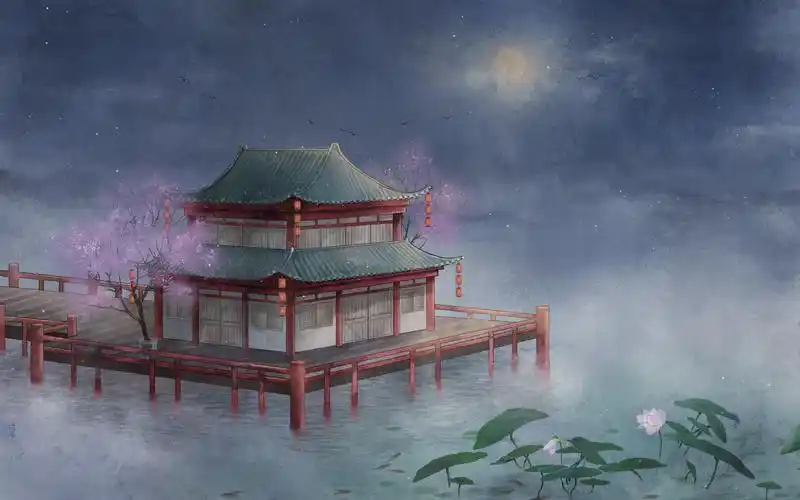 【古风插画】【插画】场景练习の合集_哔哩哔哩 (゜-゜)つロ 干杯