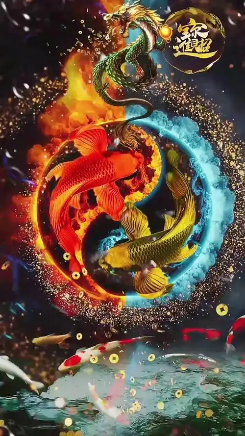 招财进宝,锦鲤吸金(其他手机动态壁纸) - 其他手机壁纸下载 - 元气