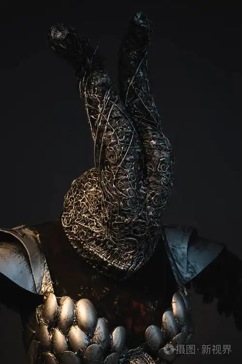 银色盔甲的骷髅