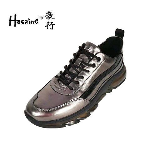 豪行秋季新款11385030真皮时尚厚底超轻休闲鞋舒适百搭运动男单鞋