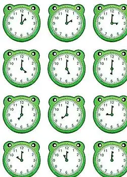 12个整点闹钟图片