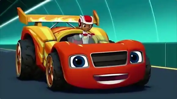 旋风战车队:冲刺瑞克拿走了钥匙,飙速变成赛车去追冲刺瑞克!