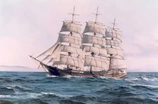 美国海洋画家david thimgan帆船系列作品