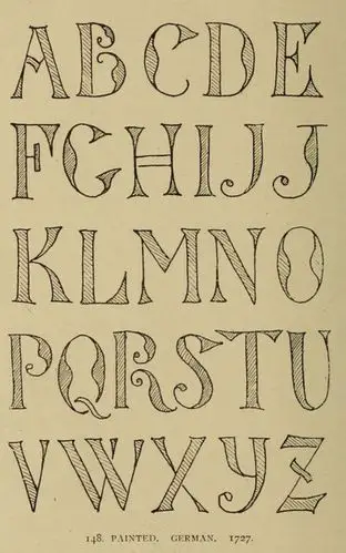 英文字体.手绘.设计.手写.26个字母.