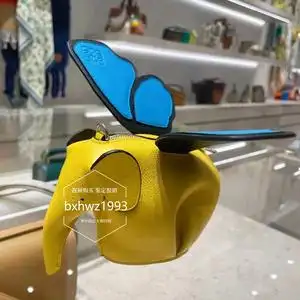 笨小孩代购 loewe罗意威可爱小飞象多功能零钱包 链条可斜挎小包