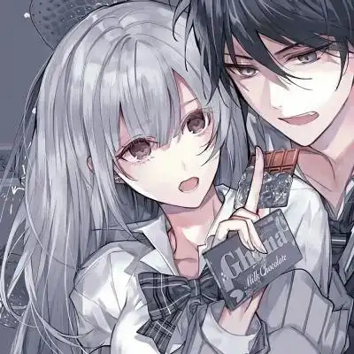 相信快乐和幸福最甜情侣头像动漫2022